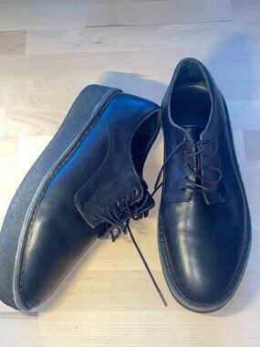 COS Leather Platform Oxford Shoes